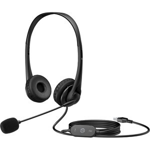 Cuffie HP Cavo Over-the-head Stereo - Nero - Binaural - Supra-aural - 64 Ohm - 20 Hz a 20 kHz - 179,8 cm Cavo - Unidirezio