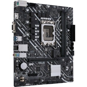 Asus Prime H610M-K D4 Desktop Motherboard - Intel H610 Chipset - Socket LGA-1700 - Micro ATX - Pentium Gold, Celeron, Core