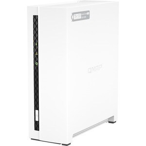 QNAP TS-133 1 x Total de compartimentos Sistema de armazenamento SAN/NAS - 4 GB Flash Memory Capacity - ARM Cortex A55 1.8