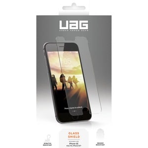 Urban Armor Gear 9H Glass Screen Protector - Ultra Clear - For LCD iPhone SE 3 - Fingerprint Resistant, Scratch Resistant,