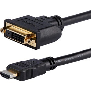 StarTech.com 8in (20cm) HDMI to DVI Adapter, DVI-D to HDMI (1920x1200p), 10 Pack, HDMI Male to DVI-D Female Cable, HDMI to