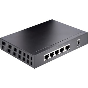 StarTech.com Unmanaged 2.5G Switch, 5 Port 2.5GBASE-T Unmanaged Ethernet Switch, Din Rail | Wall Mount, Multi-Gigabit, Aut