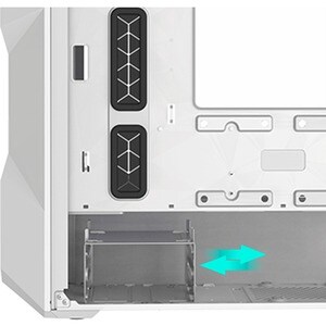 Cooler Master MasterBox TD300 Mesh Computer Case - Mini-tower - White - Steel, Mesh, Plastic, Tempered Glass - 4 x Bay - 2