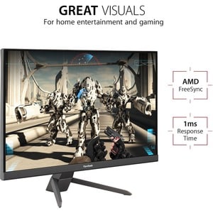 ViewSonic VX2267-MHD 22 Inch 1080p Gaming Monitor with 100Hz, 1ms, Ultra-Thin Bezels, FreeSync, Eye Care, HDMI, VGA, and D