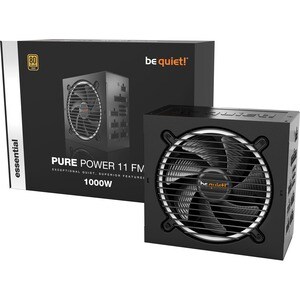 be quiet! Pure Power 11 EPS 2.92, ATX 2.52 Modular Power Supply - 1 kW - Internal - 120 V AC, 230 V AC Input - 3.3 V, 5 V,