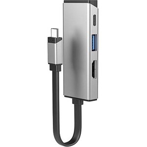 Alogic A/V Adapter - 1 - 1 x USB 3.2 (Gen 1) Type C - Male - 1 x HDMI 2.0 Digital Audio/Video - Female, 1 x USB 3.2 (Gen 1