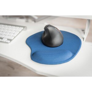 Digitus Mouse Pad - 3 mm x 180 mm x 225 mm Dimension - Blue - Polyester, Polyurethane Gel, Polyurethane - Anti-slip - 1 Pack