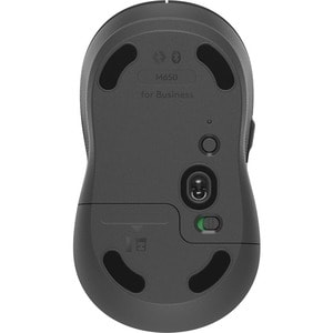 Logitech Signature M650 L Mouse - Bluetooth - USB Type A - Optical - 5 Button(s) - Graphite - Wireless - 2.40 GHz - 4000 d