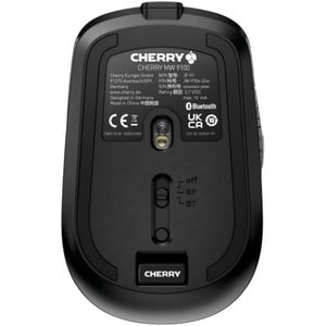 Ratón CHERRY MW 9100 - Frecuencia Bluetooth/Radio - USB - Óptico - 6 Botón(es) - Negro - 1 Paquete(s) - Inalámbrico - 2,48