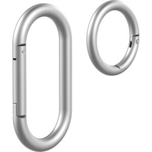 OtterBox Rugged AirTag Asset Tracking Tag Loop - 51.1 mm x 40.9 mm x 9.9 mm x - Polycarbonate - White