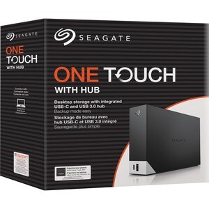 Seagate One Touch STLC16000400 16 TB Desktop Hard Drive - 3.5" External - SATA (SATA/600) - Black - USB 3.0 Micro-B - 7200rpm
