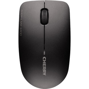 CHERRY MW 2400 Maus - Funkfrequenz - USB 2.0 - Optisch - 3 Taste(n) - Schwarz - 10 - Kabellos - 2,40 GHz - 1200 dpi Auflös