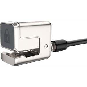 Kensington Cable Lock For Notebook - 1.80 m Cable - Black, Silver - Carbon Steel, Plastic - For Surface Pro 8, Surface Go 3
