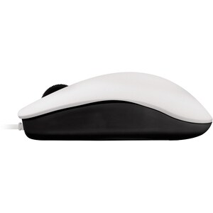 CHERRY MC 1000 Mouse - USB 2.0 - Optical - 3 Button(s) - Pale Gray - Cable - 1200 dpi - Scroll Wheel - Symmetrical