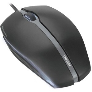 CHERRY GENTIX JM-0300 Mouse - USB - Optical - 3 Button(s) - Black - 1 Pack - Cable - 1000 dpi - Scroll Wheel - Symmetrical