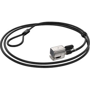 Kensington K68134WW Cable Lock For Notebook - 1.80 m Cable - Keyed Lock - Black, Silver - Carbon Steel - For Notebook