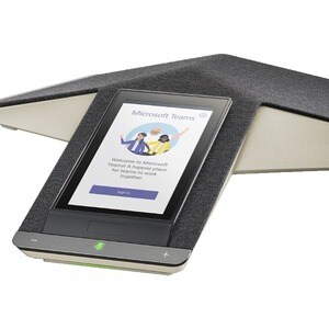 Poly Trio C60 NR IP Conference Station - Corded - Bluetooth, Wi-Fi - Tabletop - Grey - TAA Compliant - 3 x Total Line - Vo