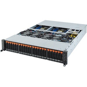 Gigabyte H252-Z10 Barebone System - 2U Rack-mountable - Socket SP3 - 1 x Processor Support - AMD Chip - 128 GB DDR4 SDRAM 