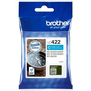Brother LC422C Tintenstrahl Tintenpatrone - Cyan - Original - Einzelpackung - 1 Pack