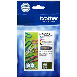 Brother LC422XLVAL Tintenstrahl Tintenpatrone - Cyan, Magenta, Gelb, Schwarz - Original - Mehrfachpacker Pack - Tintenstrahl