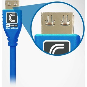 Comprehensive MicroFlex Pro AV/IT HDMI A/V Cable - 6 ft HDMI A/V Cable for Audio/Video Device - First End: 1 x 19-pin HDMI