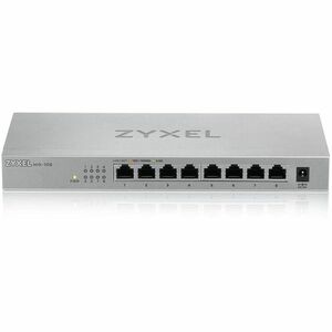 Zyxel 8-Port 2.5GbB MultiGig Ethernet Unmanaged Switch | 8 x 100/1G/2.5G Mbps Ports | Plug & Play | Metal Housing | Deskto