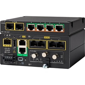 Cisco IRM-1100-4A2T Expansion Module - 4 x RS-232/422/485 Serial, 2 x RJ-45 1000Base-T Network LAN - 1 - For Data Networki