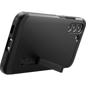 Spigen Tough Armor Case for Samsung Galaxy S22 Smartphone - Black - OEM - Impact Resistant, Drop Resistant - Foam, Thermop