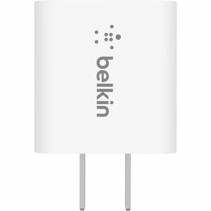 Belkin 20W Portable USB-C Wall Charger - 1xUSB-C - Fast Charging - Power Adapter - White (2 Pack) - 2 Pack - 20 W - White