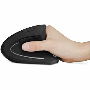 ANKER 2.4G Wireless Vertical Ergonomic Optical Mouse - Optical - Wireless - Radio Frequency - 2.40 GHz - Black - USB Type 