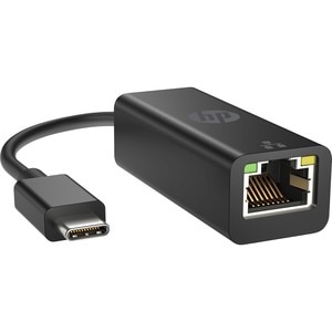 HP USB-C to RJ45 Adapter G2 (4Z527AA) - USB Type C - 128 MB/s Data Transfer Rate - 1 Port(s) - 1 - Twisted Pair - 1000Base