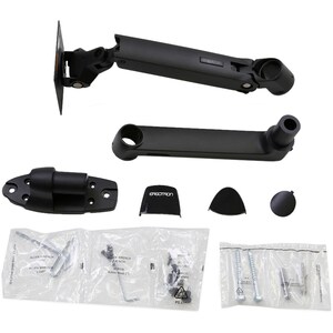 LX Monitor Arm in Schwarz - Wandhalterung mit patentierter CF-Technologie für Bildschirme bis 34 Zoll, 33cm Höhenverstellu