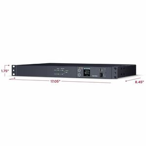 CyberPower PDU24005 PDU - Metered Auto Transfer Switch - IEC 60320 C20 - 8 x IEC 60320 C13, 2 x IEC 60320 C19 - 20 A - 230