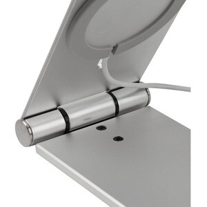 4XEM Desktop Mobile Device Metal Stand - 2.60" Height x 1.59" Width - Metal, Aluminum Alloy, Silicone - Silver