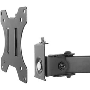 Neomounts Desk Mount for Monitor - Black - Height Adjustable - 3 Display(s) Supported - 33 cm to 68.6 cm (27") Screen Supp