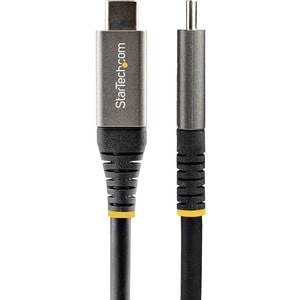 StarTech.com 6ft 2m USB C Cable, High Quality USB-C Cable, USB 3.0 (5Gbps) Type-C Cable, 5A/100W PD, DP Alt Mode, USB C Co