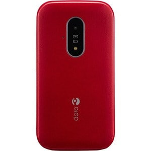 Doro 6820 128 MB Feature Phone - 0,7 cm (0,3 Zoll) Ja QVGA 320 x 240 - 64 MB RAM - 4G - Rot - Flip - kein SIM-Lock - Rear 