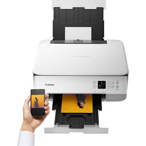 Canon PIXMA TS5351a Sem fios Impressora multi-funcional de jato de tinta - Cor - Branco - Copiadora/Impressora/Scanner - A