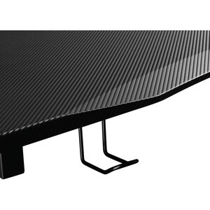 AKRACING Summit Gaming Desk - Black Carbon Fiber Texture Rectangle Top - Black Base