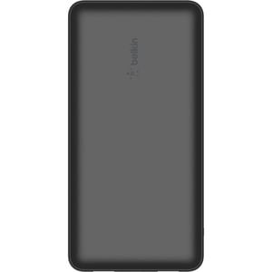 Belkin BOOST↑CHARGE Power Bank - Black - For Smartphone, iPad Air, iPad mini - 20000 mAh - 3 x USB - Black