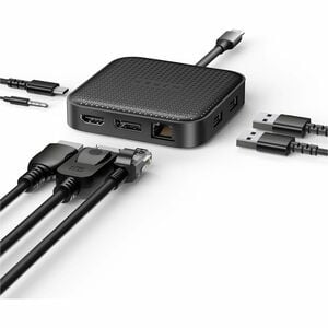 HyperDrive USB4 Mobile Dock - for Notebook, Desktop PC - 100 W - USB Type C - 2 Displays Supported - 4K, 8K - 3840 x 2160,