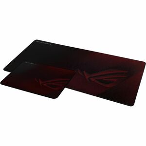 Asus ROG Scabbard II Gaming Mouse Pad - Black - Rubber, Woven Fabric - Spill Resistant, Scratch Resistant, Anti-fray, Stra