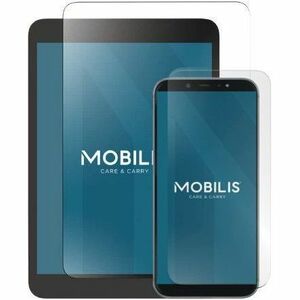 MOBILIS 9H Tempered Glass Screen Protector for iPhone 14, iPhone 14 Pro, iPhone 13, iPhone 13 Pro - Clear - 1 Unit - For O