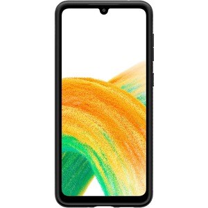 Spigen Liquid Air Case for Samsung Galaxy A33 5G Smartphone - Matte Black - Shock Absorbing - Thermoplastic Polyurethane (