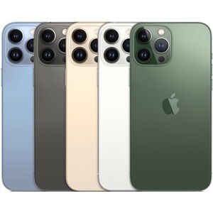 Apple iPhone 13 Pro Max A2644 128 GB 智能电话 - 17 cm (6.7") OLED HD 2778 x 1284 - 六核 (双核（2 个核心） 3.22 GHz + Blizzard 四核（4 个核心）