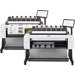 Imprimante Jet d'Encre Grand Format HP Designjet T2600dr PostScript - Comprend Imprimante, Scanner, Photocopieur - 914,40 