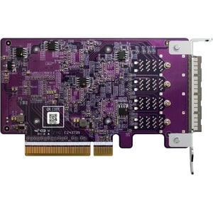 QNAP SATA Controller - Serial ATA/600 - PCI Express 3.0 x8 - Plug-in Card - RAID Supported - JBOD RAID Level - 16 Total SA