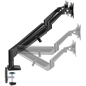 Neomounts DS70-810BL2 Mounting Arm for Monitor, Flat Panel Display - Black - Height Adjustable - 2 Display(s) Supported - 