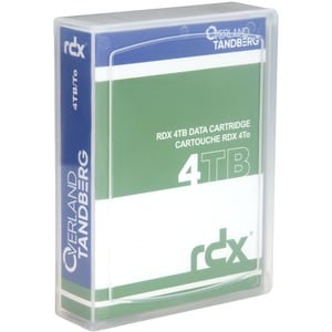 Cartuccia disco rigido Overland-Tandberg RDX QuikStor Robusto - Interno - 4 TB - Sistema di archiviazione Dispositivo supp