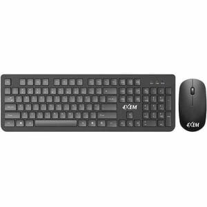 4XEM Wireless Mouse and Keyboard Combo - USB 2.0 Type A Wireless 2.40 GHz Keyboard - USB 2.0 Type A Wireless Mouse - Optic
